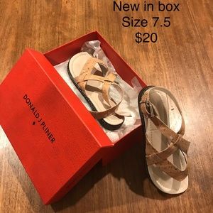 Donald J Pliner cork sandals